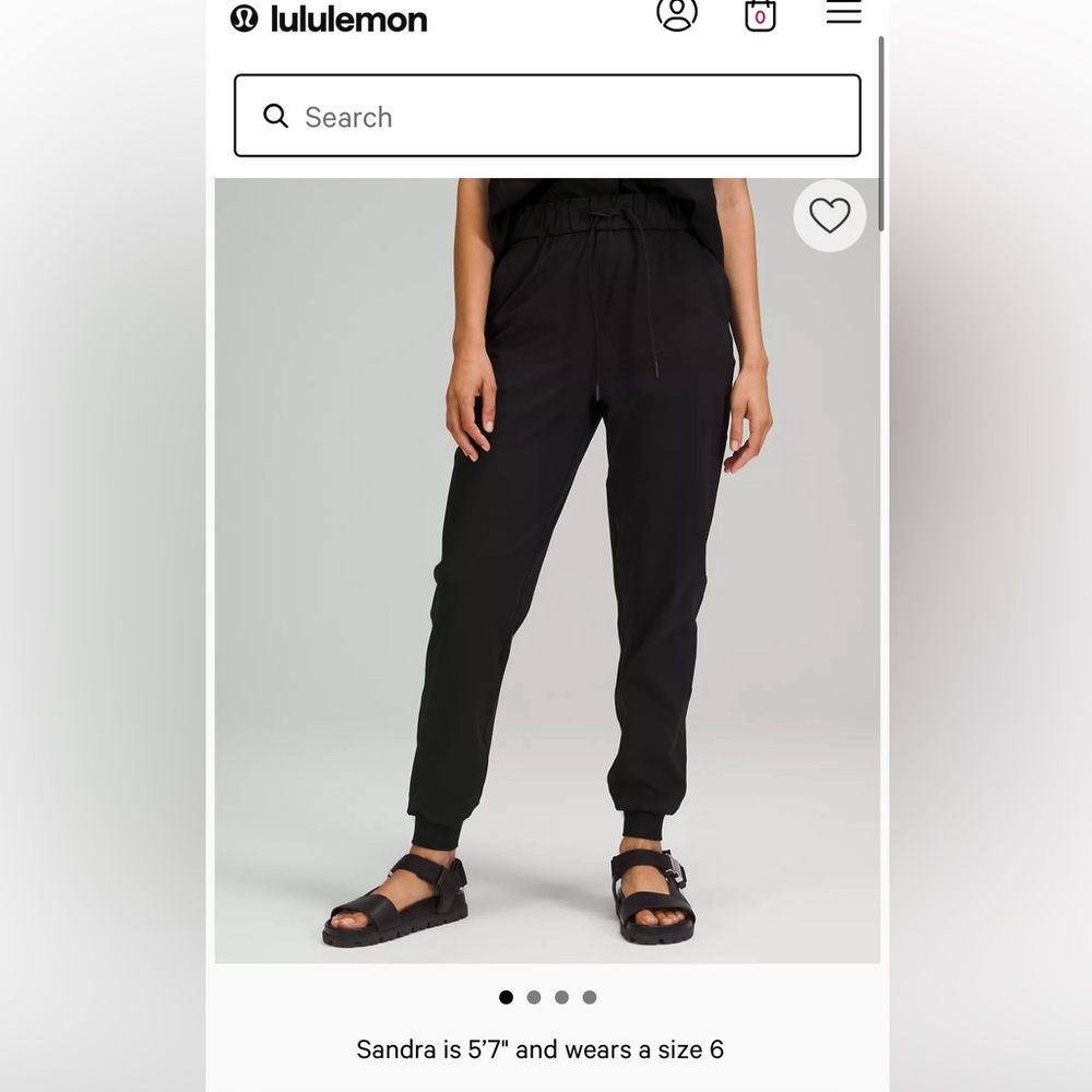 Like new Lulu lemon stretch high rise jogger